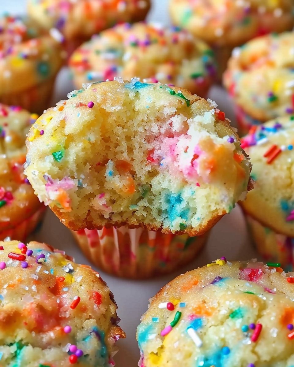 Funfetti Greek Yogurt Muffins