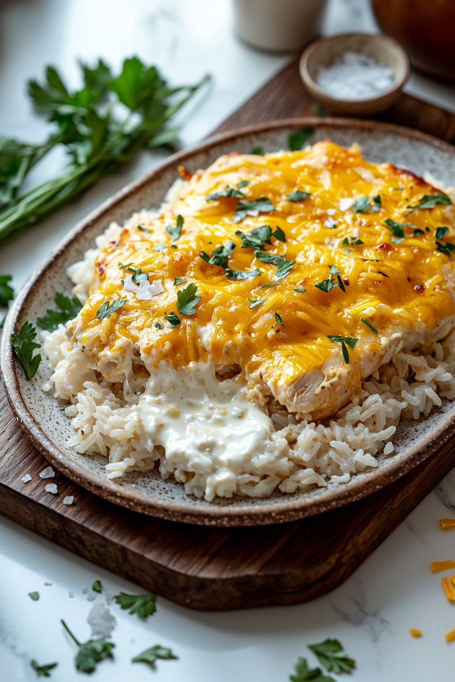 Angel Chicken Rice Casserole
