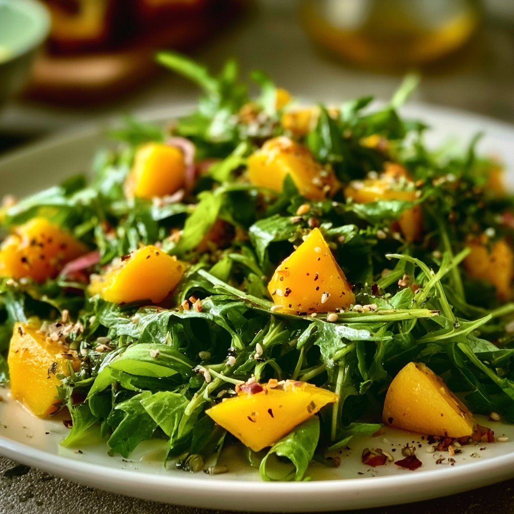 Rucola-Mango-Salat