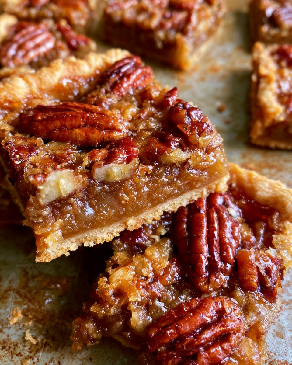 Pekanusskuchen-Riegel