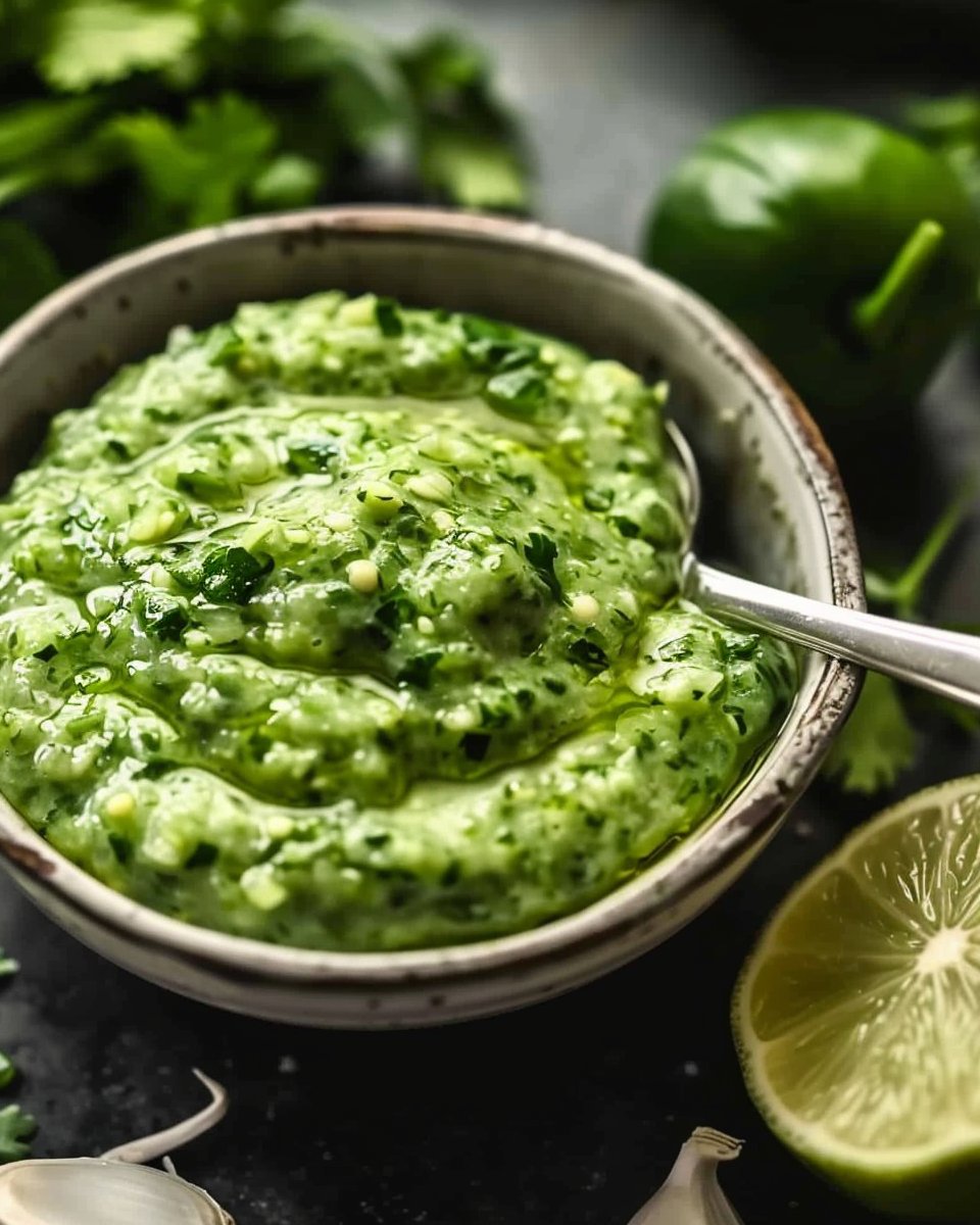 Cilantro Garlic Sauce with Jalapeños & Limes: An Incredible 5-Minute Recipe