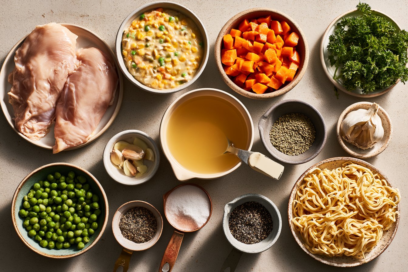 Crockpot Chicken and Noodles