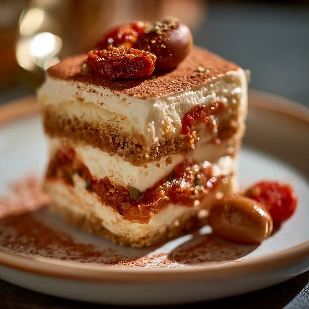 Pikantes Antipasti Tiramisu