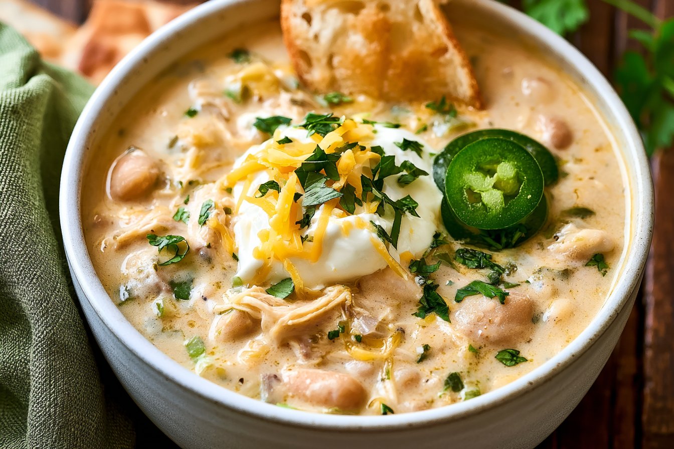 Creamy White Chicken Chili
