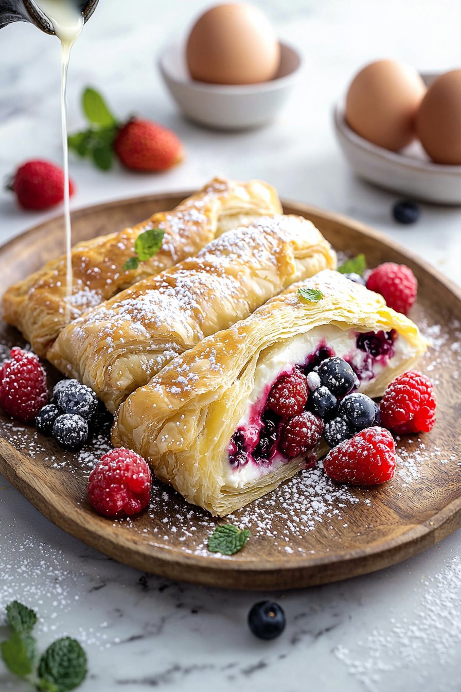 Beeren-Frischkäse-Danish