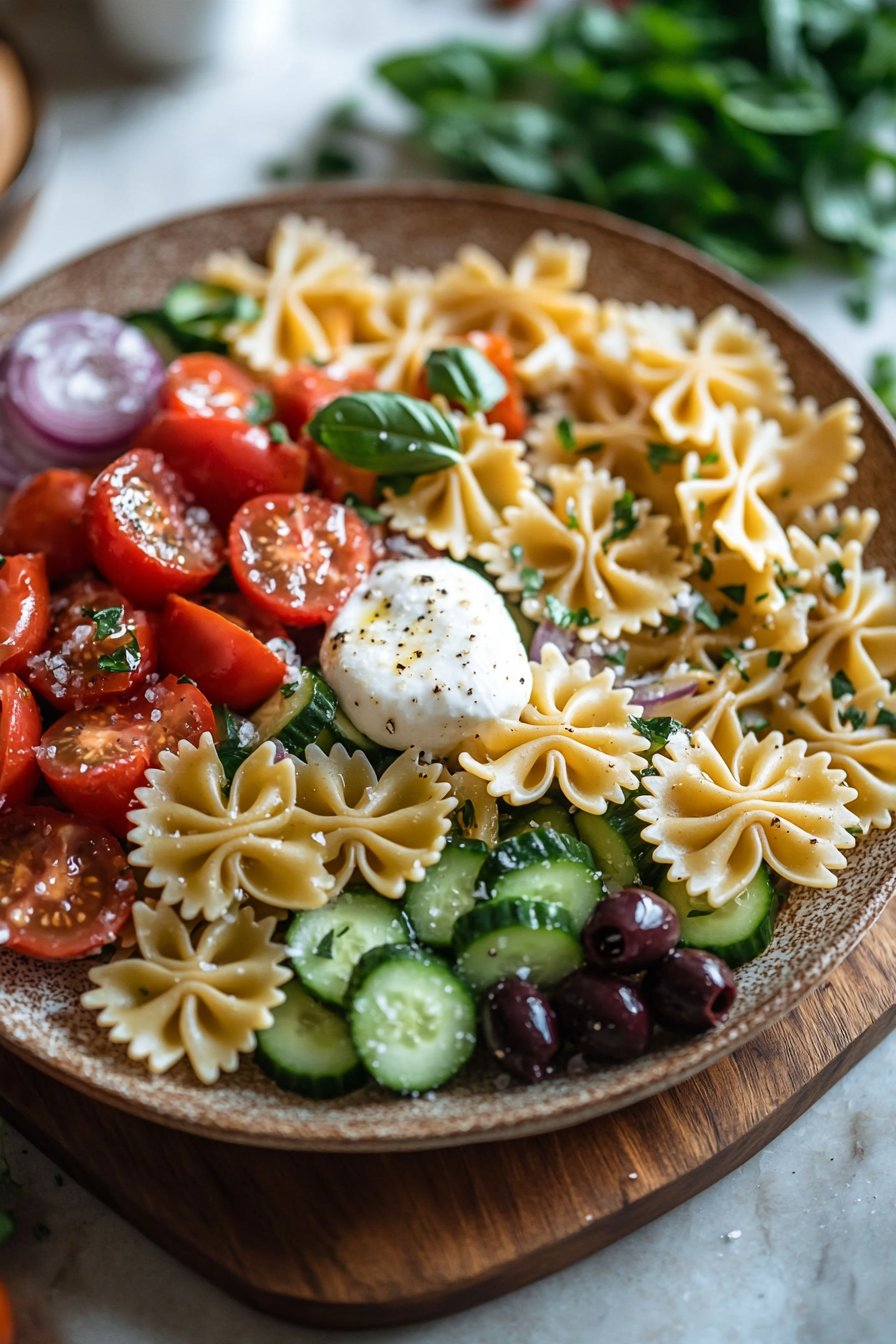 Italian Bow Tie Pasta Salad