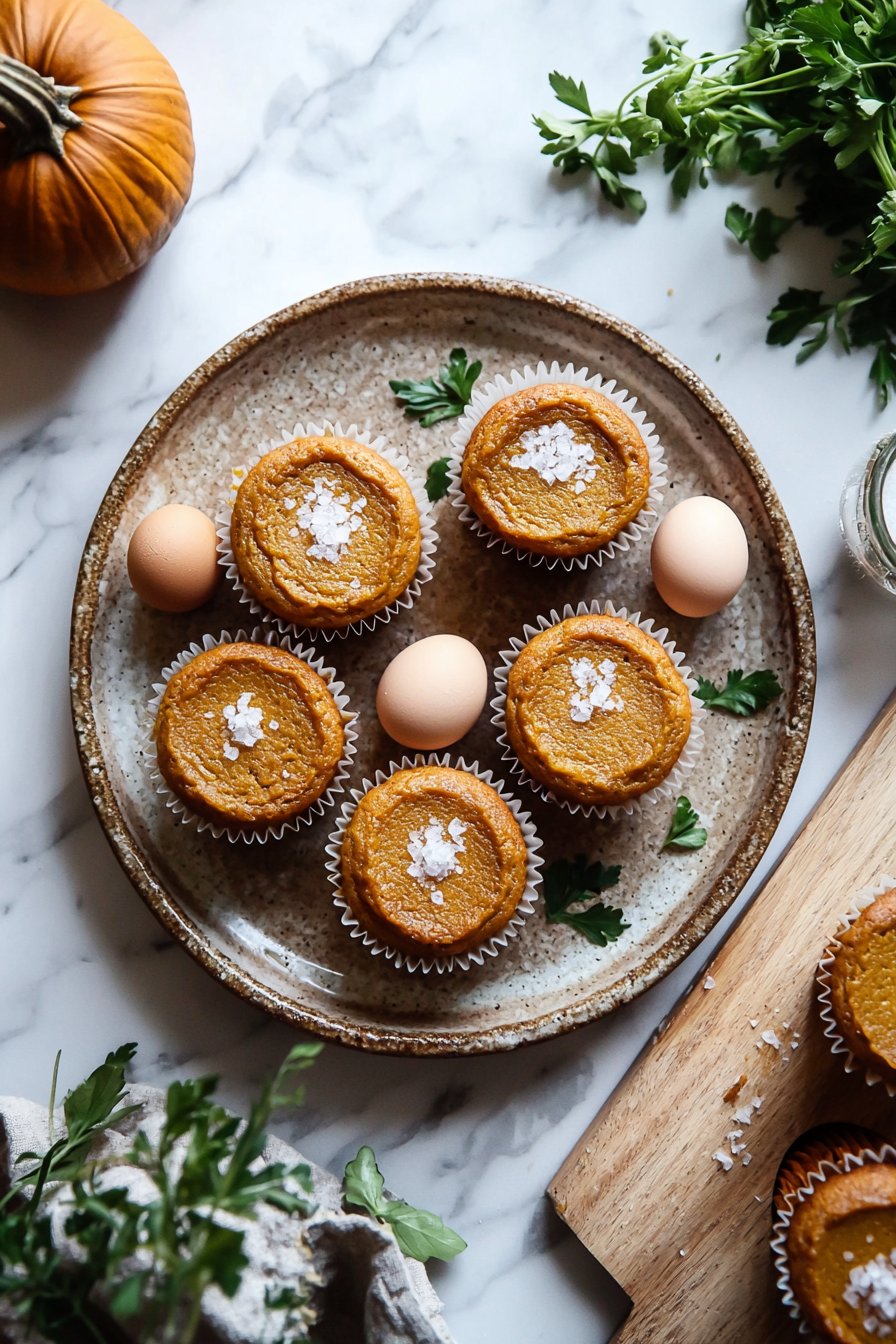 Einfache Kürbiskuchen-Cupcakes