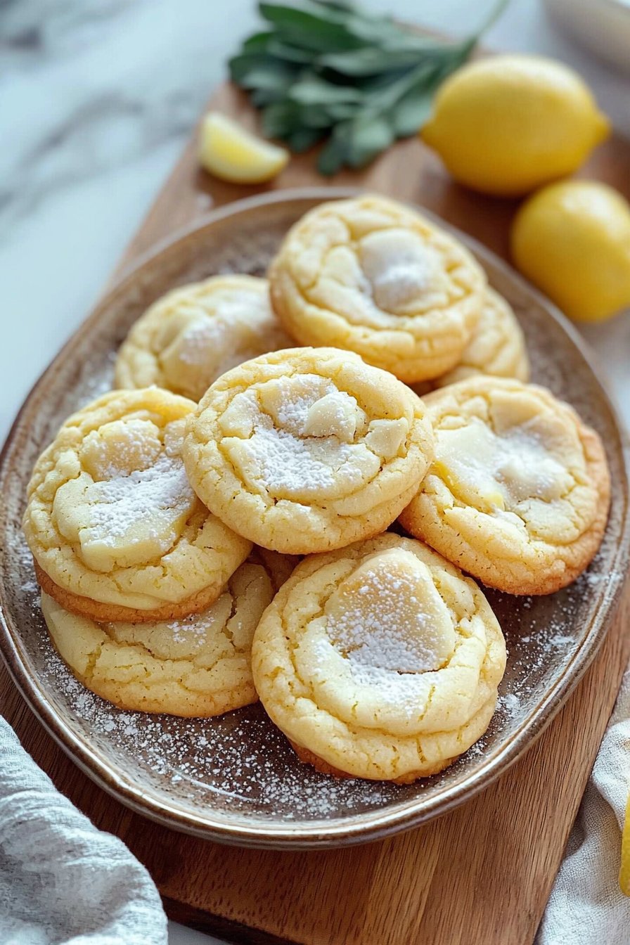 Soft and Chewy Lemon Cookies