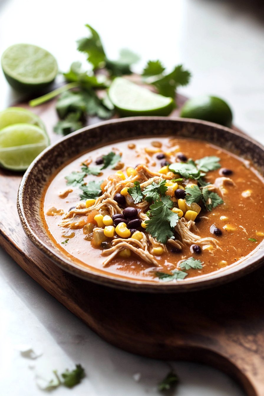 Low-Fat Chicken Enchilada Soup