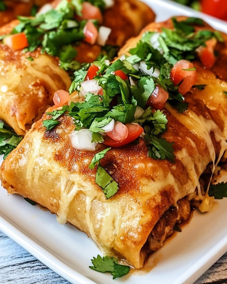 Homemade Chicken Chimichangas