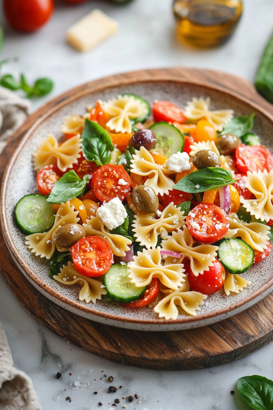 Italian Bow Tie Pasta Salad