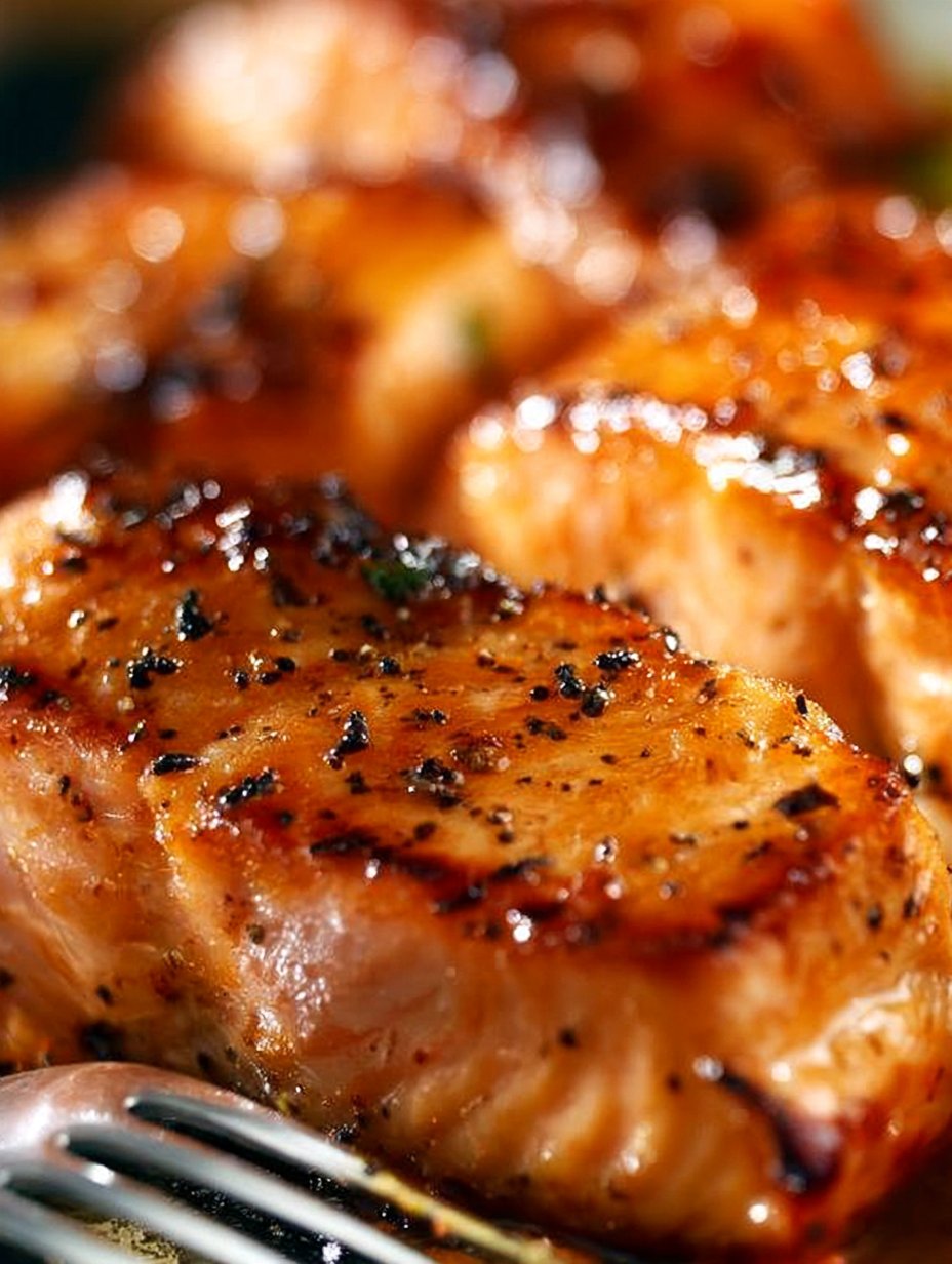 Salmón al Ajo y Miel (¡La Mejor Receta!)