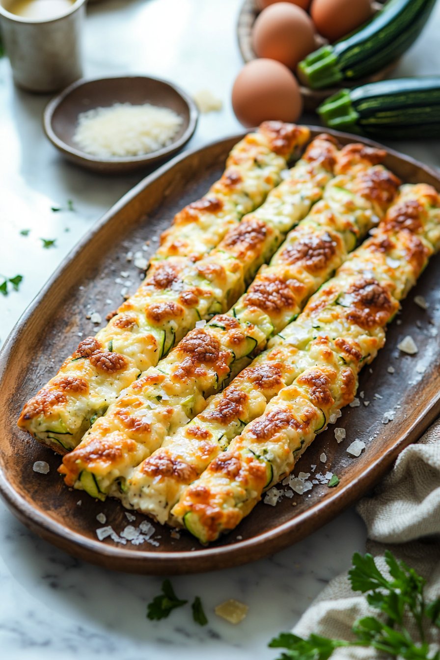 Käse-Zucchini-Brotsticks