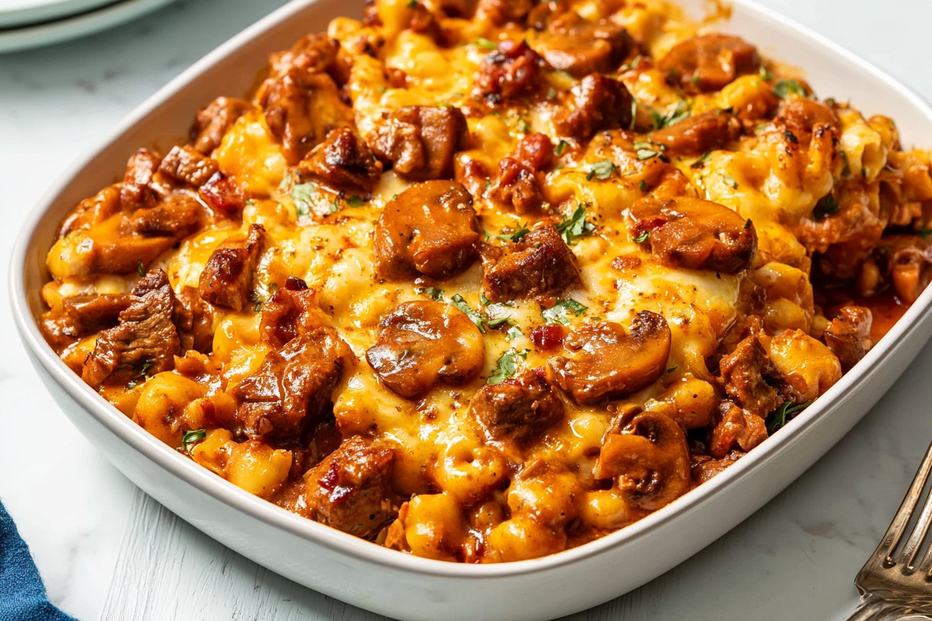 Beef and Mushroom Casserole
