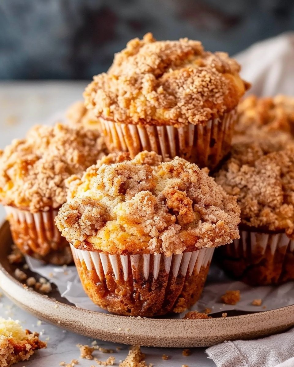 Easy Cinnamon Streusel Muffins