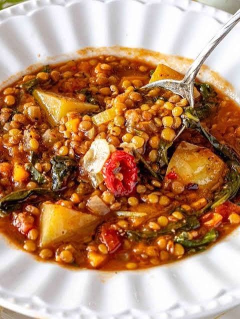 High Protein Lentil Stew