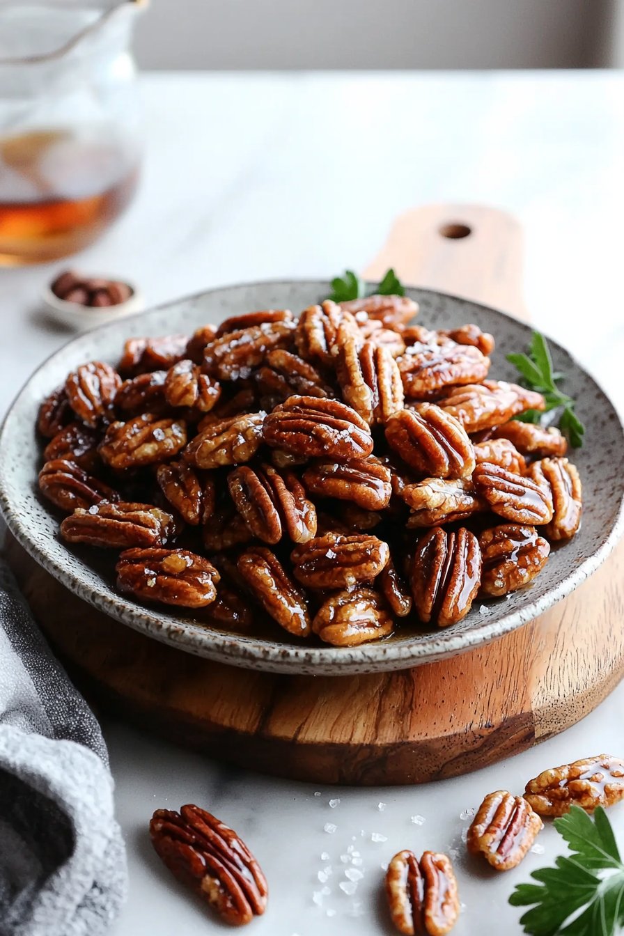 Air-Fried Candied Pecans