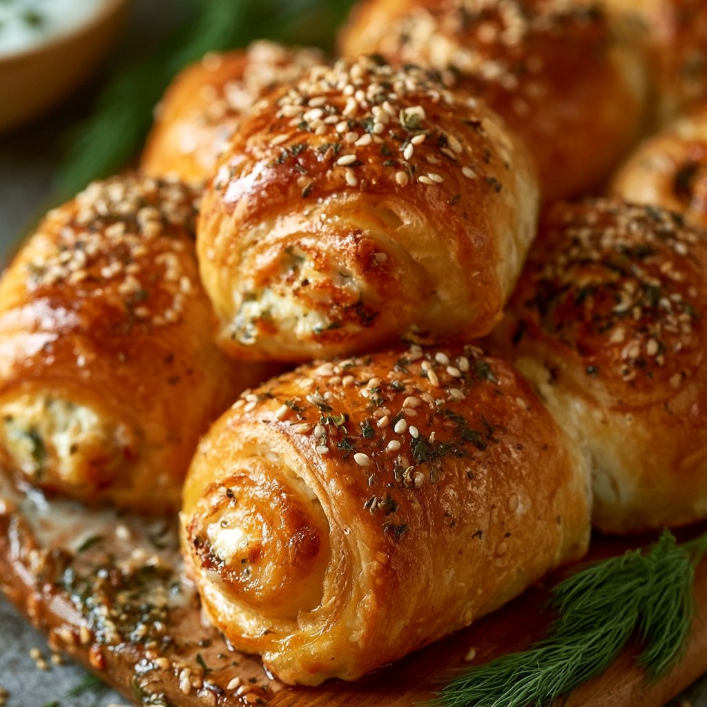 Ofen-Feta-Röllchen