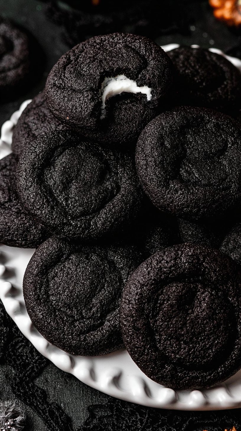 Black Velvet Cheesecake Cookies