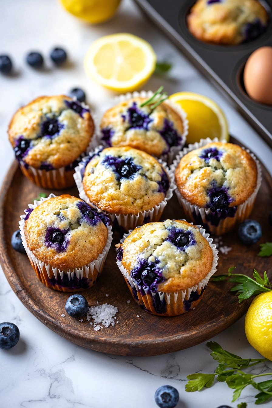Lemon Blueberry Muffins