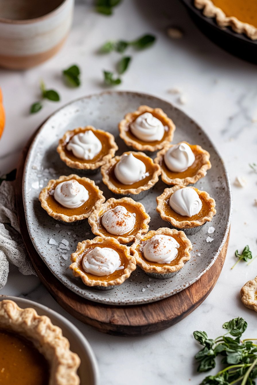 Mini Pumpkin Pies