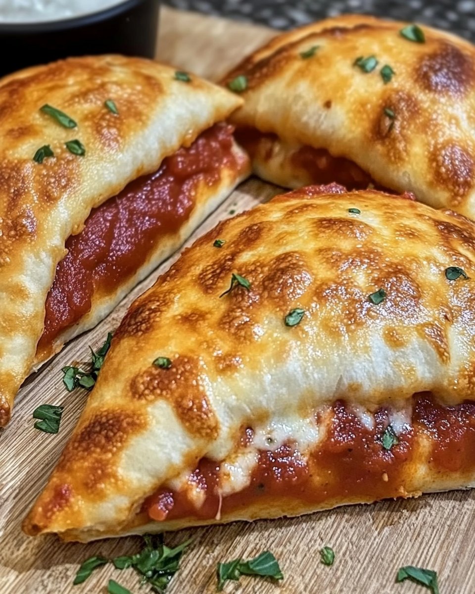 Luftfritteusen-Calzonen: Schnelle Pizza für Kinder