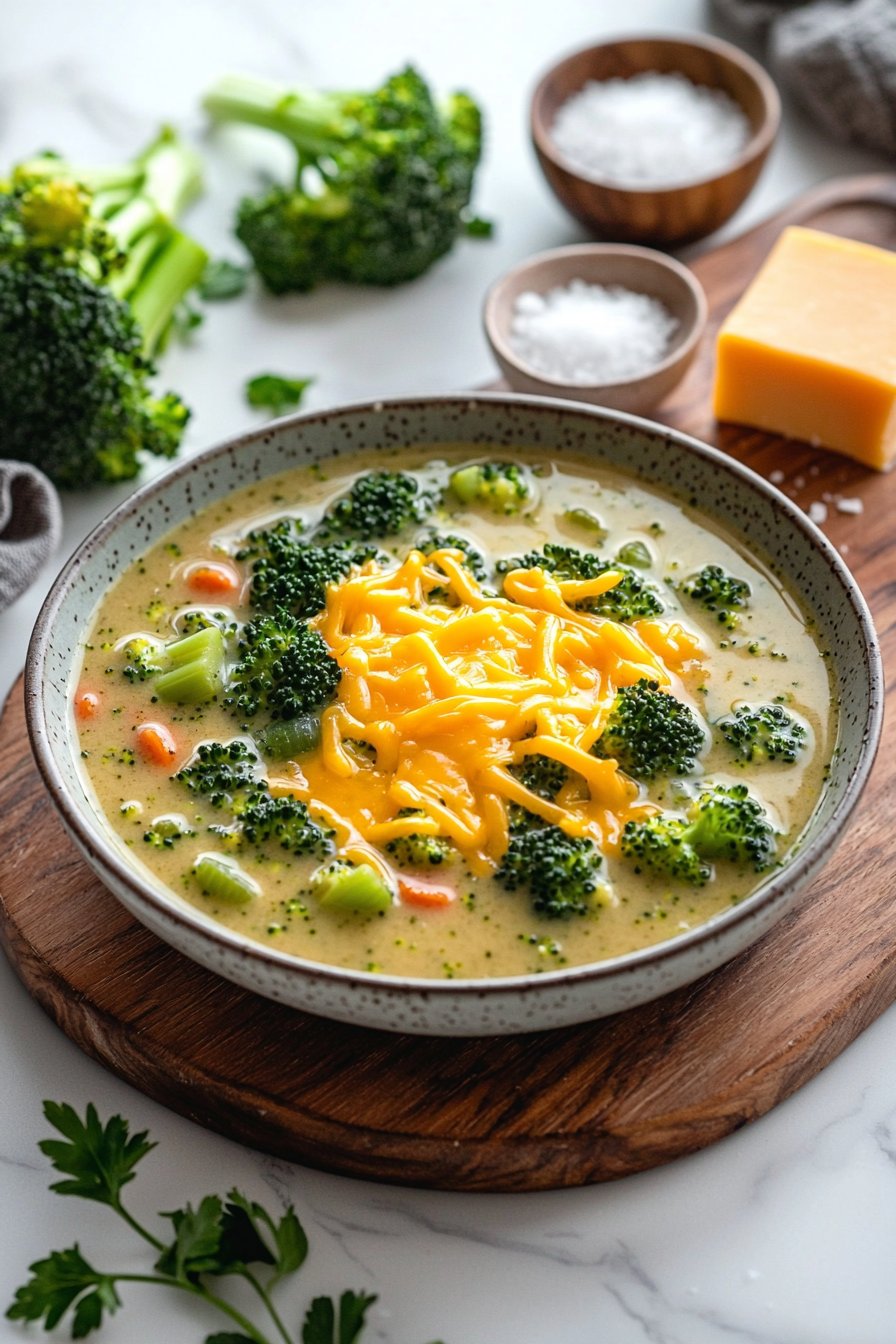 Langsamkochtopf Panera Brokkoli-Cheddar-Suppe
