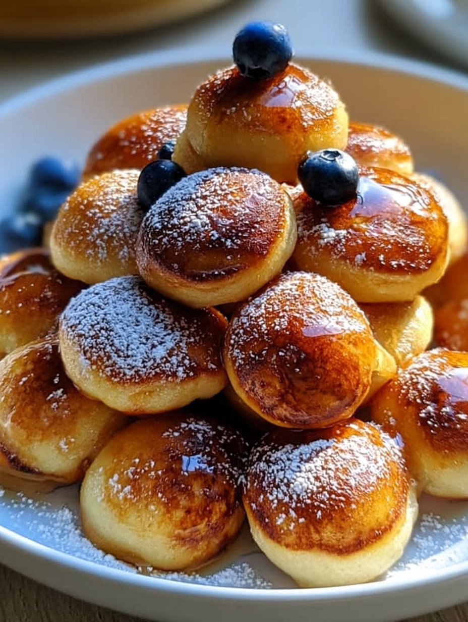 Bocaditos de Pancakes: Placer en Tamaño Bocado para Mañanas Fáciles