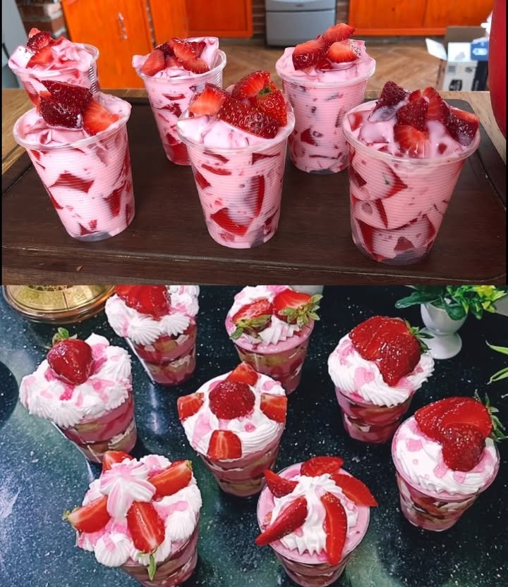 Erdbeer-Joghurt-Creme