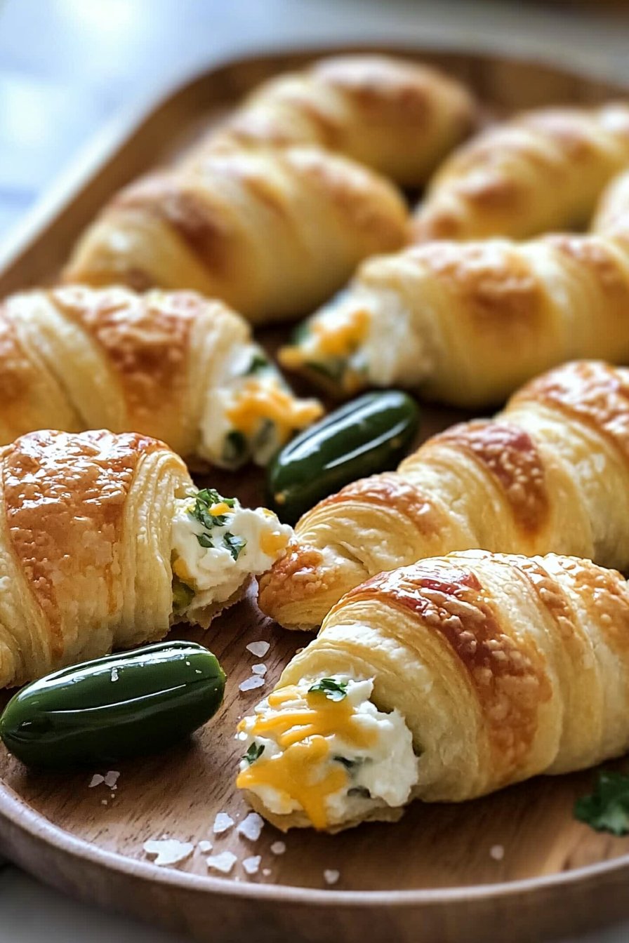 Einfache Jalapeno-Popper-Crescents