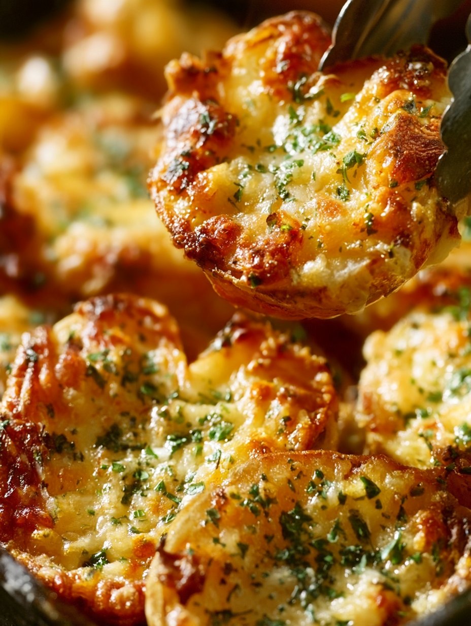 Papas al horno en rodajas