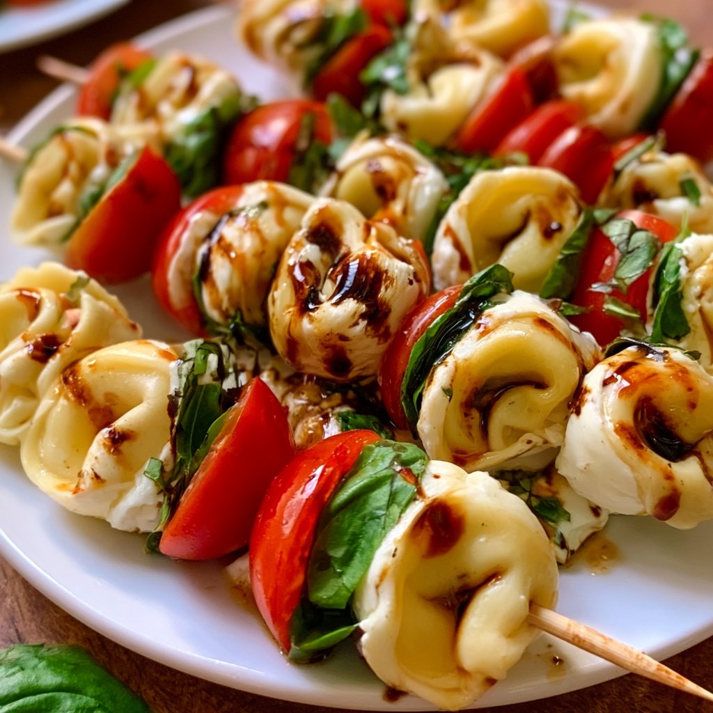 Caprese-Tortellini-Spieße