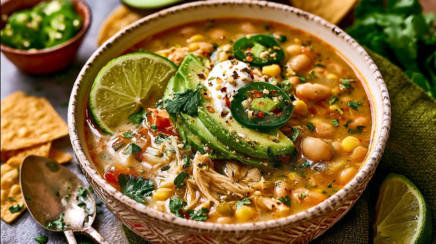 Crock Pot White Chicken Chili