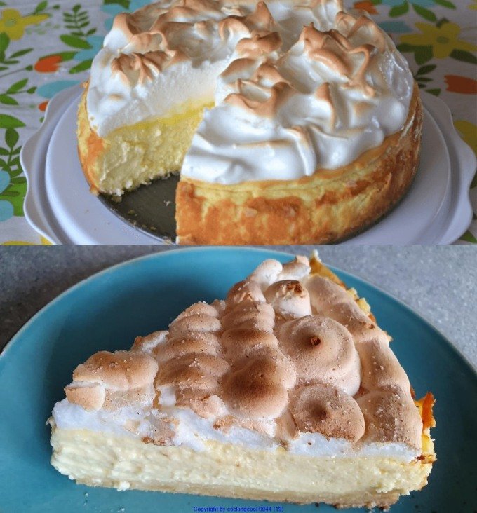 Schnelles Rezept für Eierlikör-Cheesecake ohne Boden