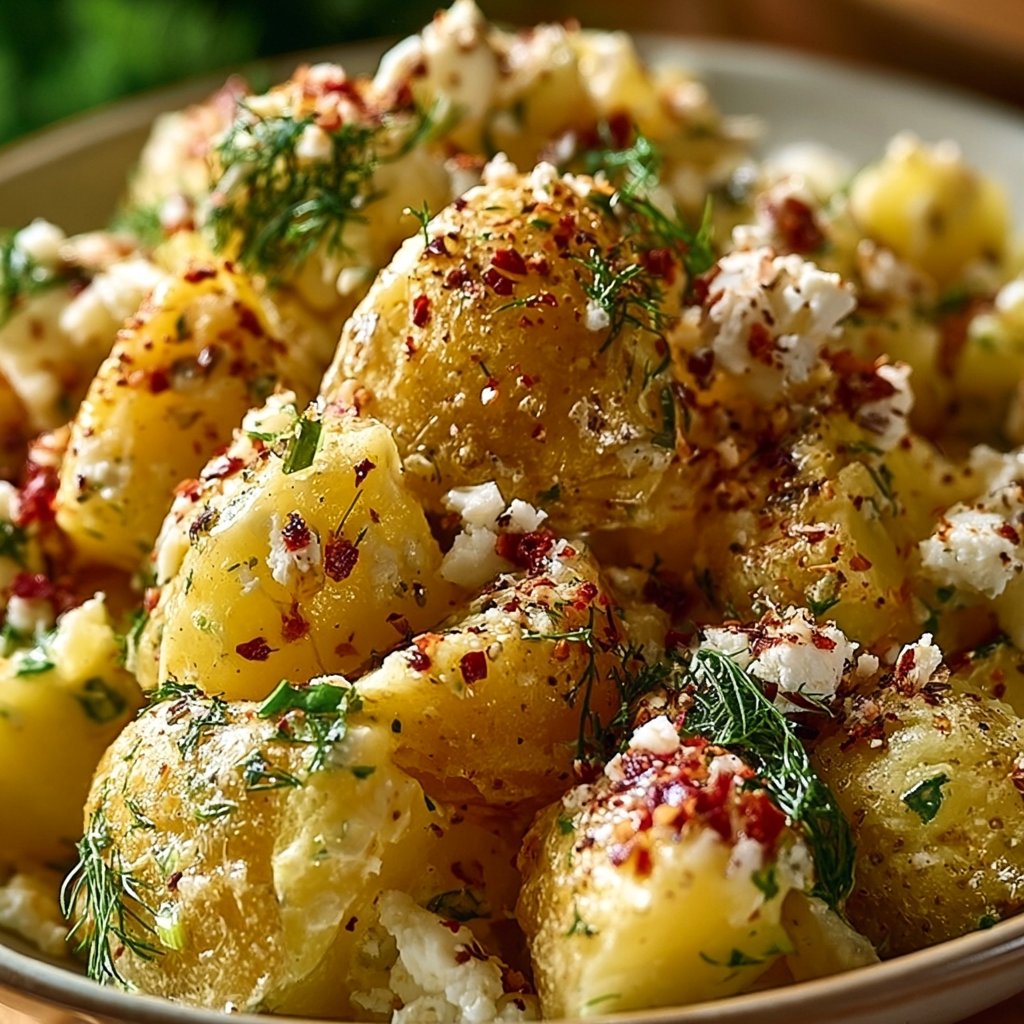 Lemon Feta Potato Salad