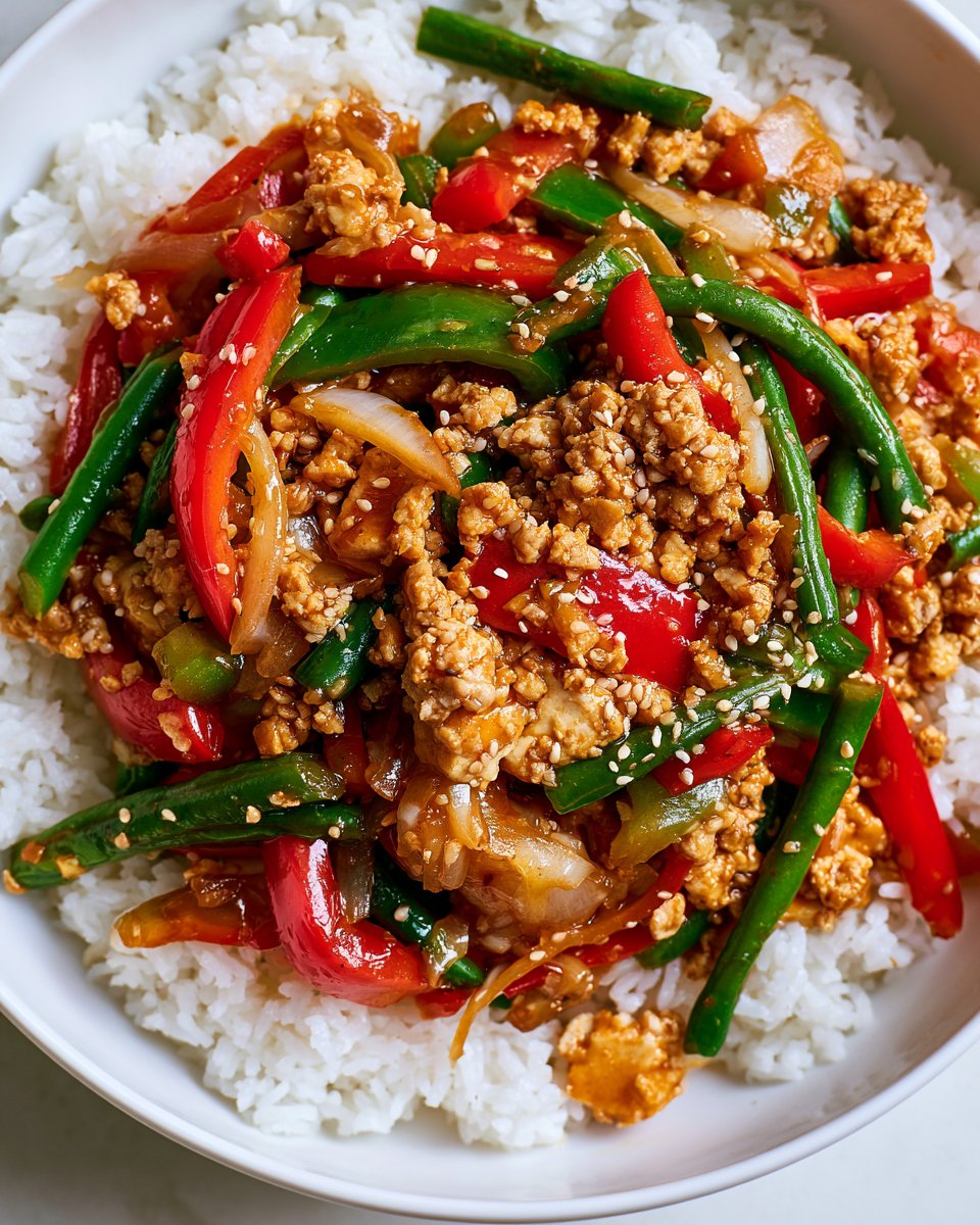 Ground Tofu Stir Fry