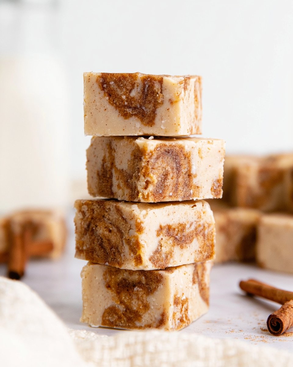 Cinnamon Roll Fudge