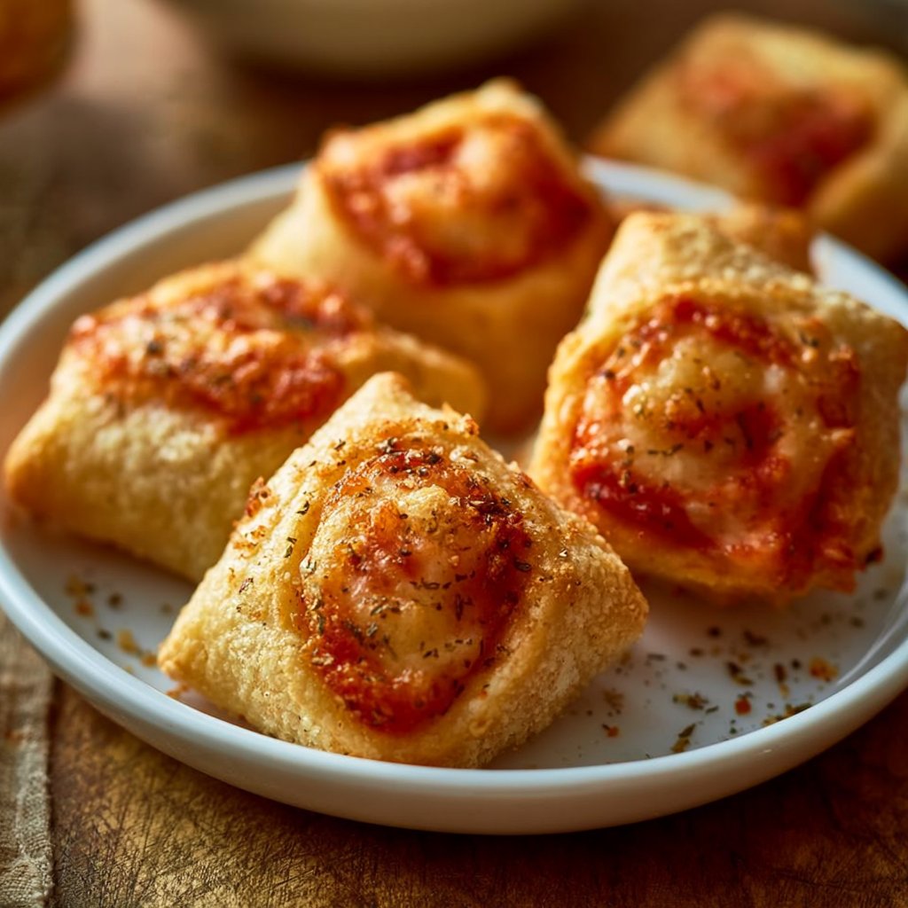 Knusprige Pizzaschnecken