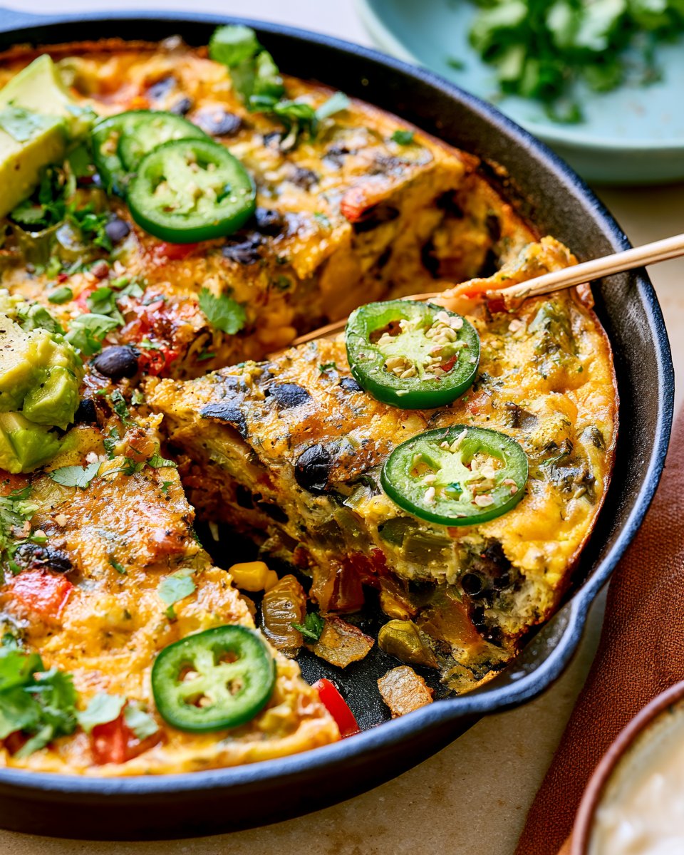 Black Bean + Jalapeno Frittata