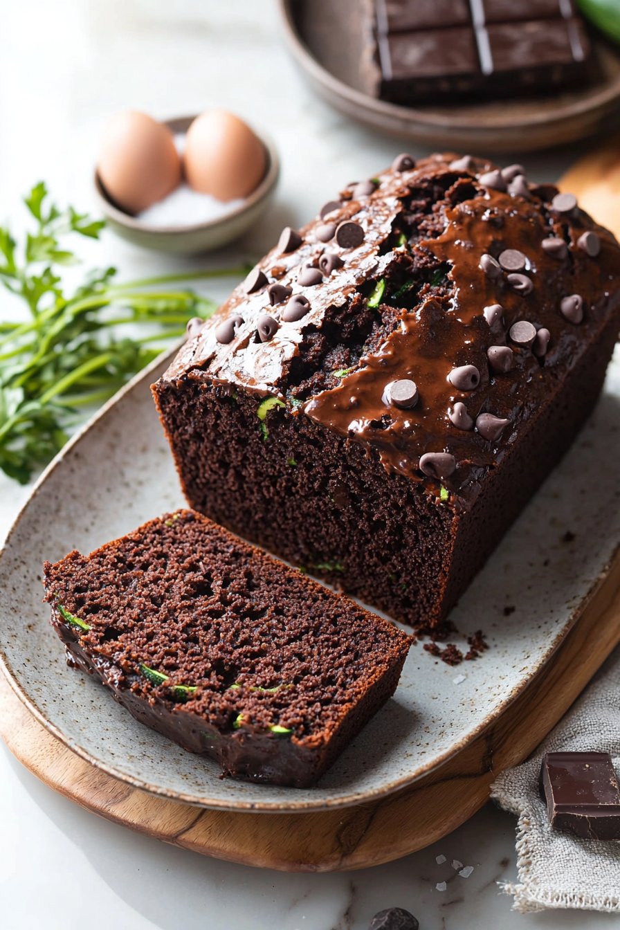 Moist Chocolate Zucchini Bread