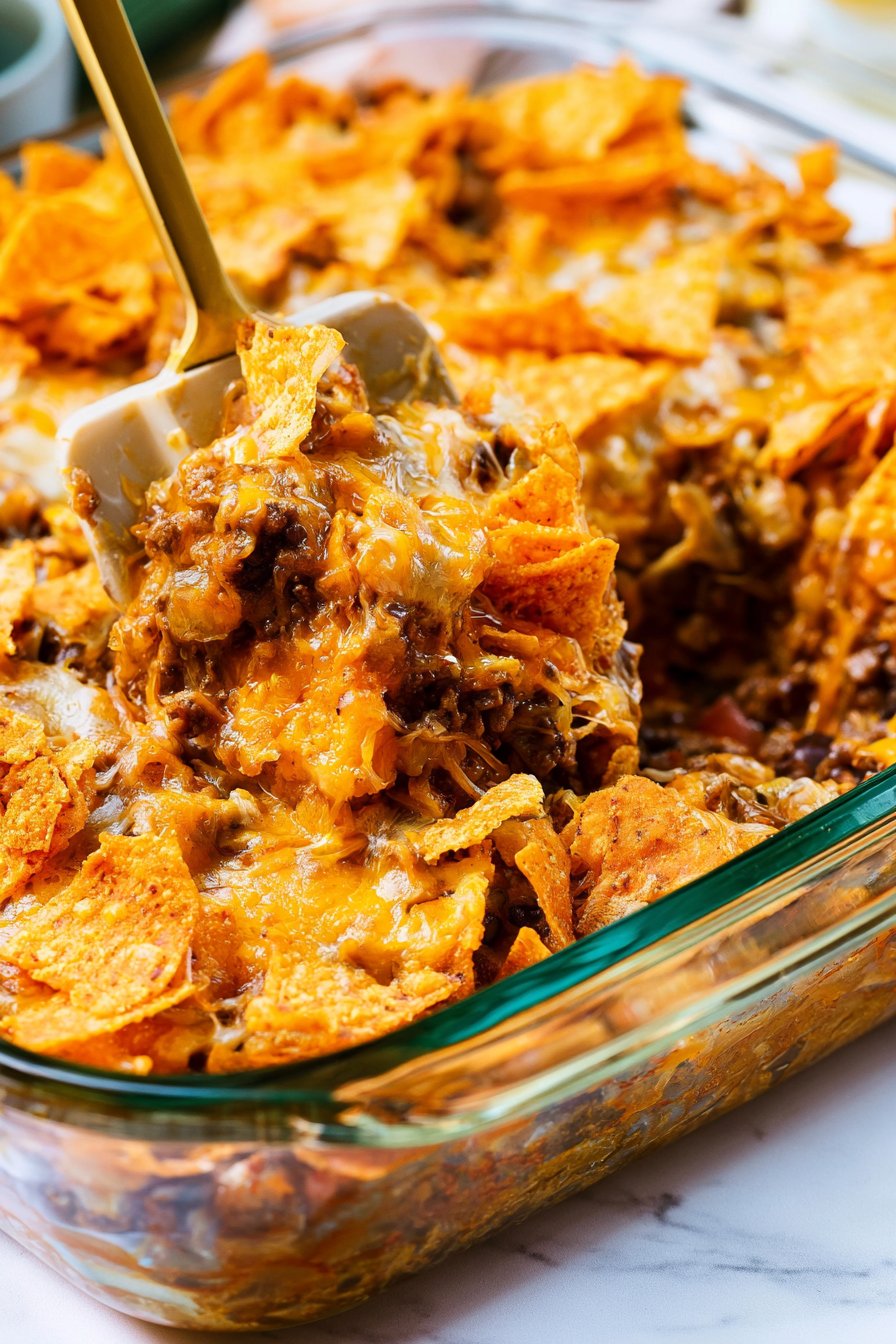 Ground Beef Doritos Casserole