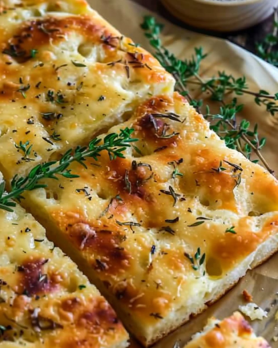 Gruyère & Thyme Italian Focaccia