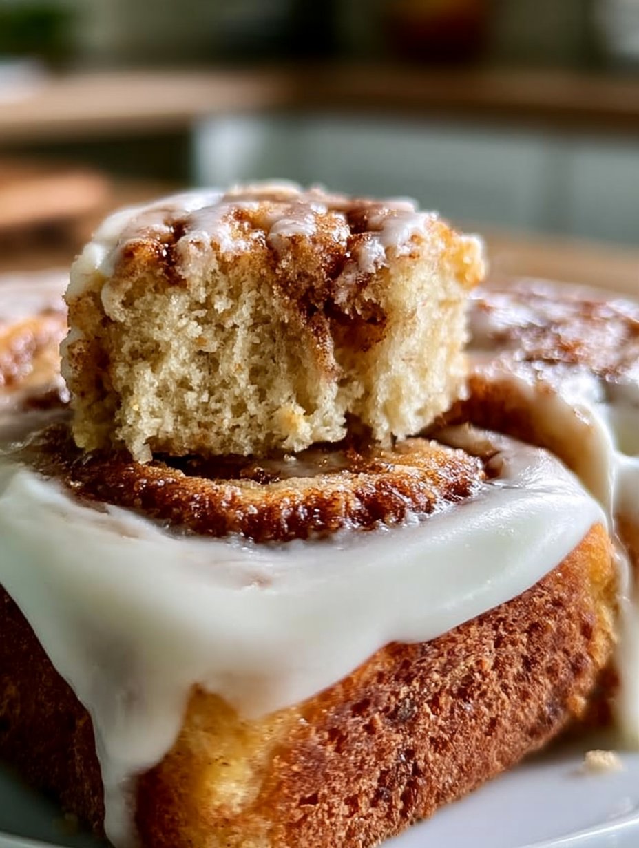 Pastel de rollo de canela