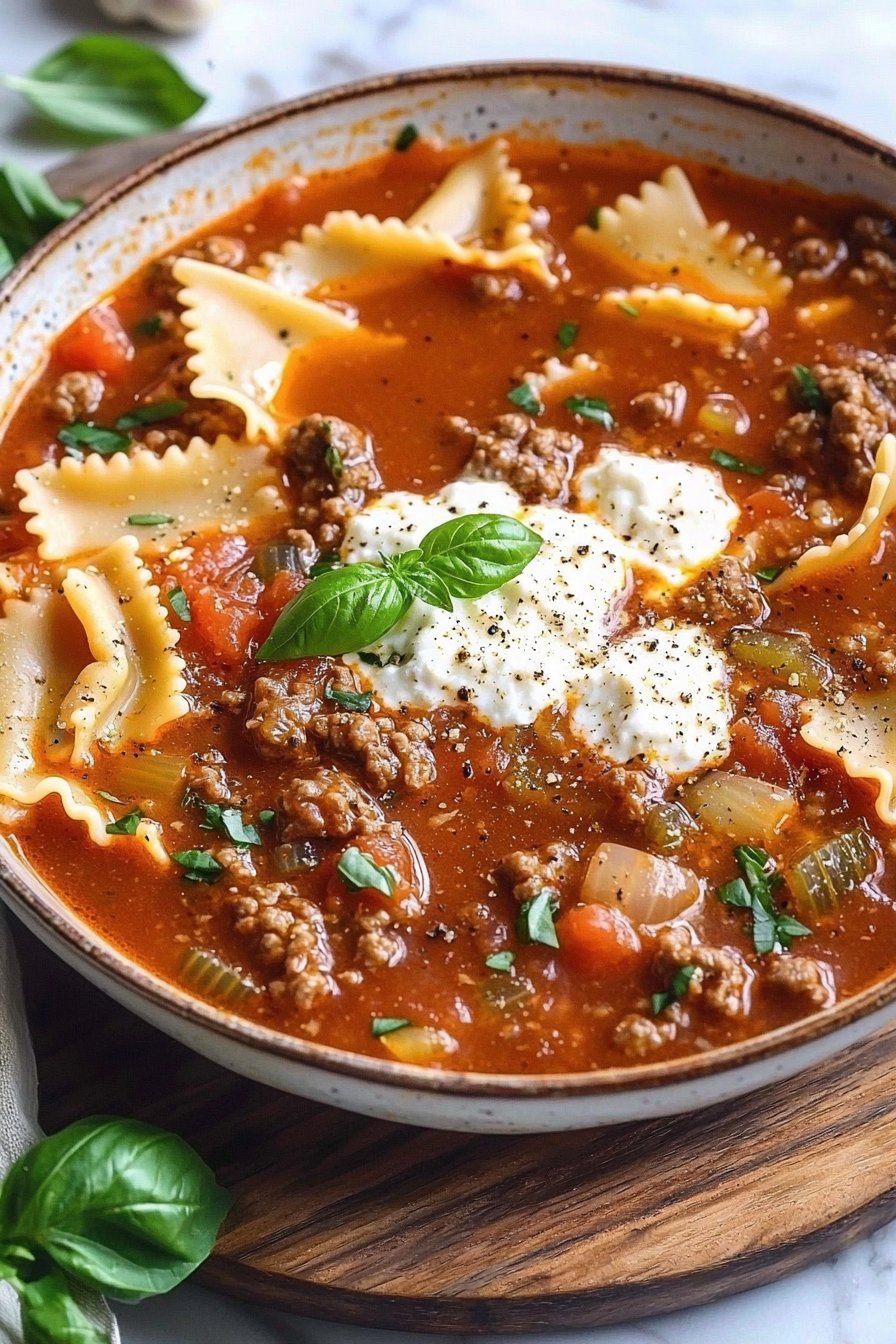 Best Lasagna Soup