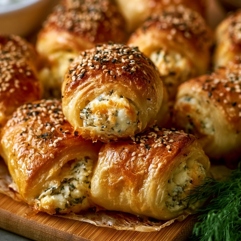 Ofen-Feta-Röllchen