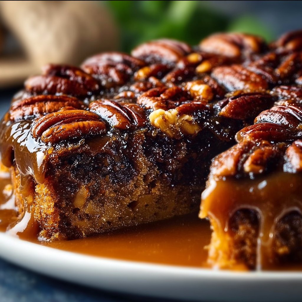 Indulgent Pecan Upside Down Cake You Can't Resist
