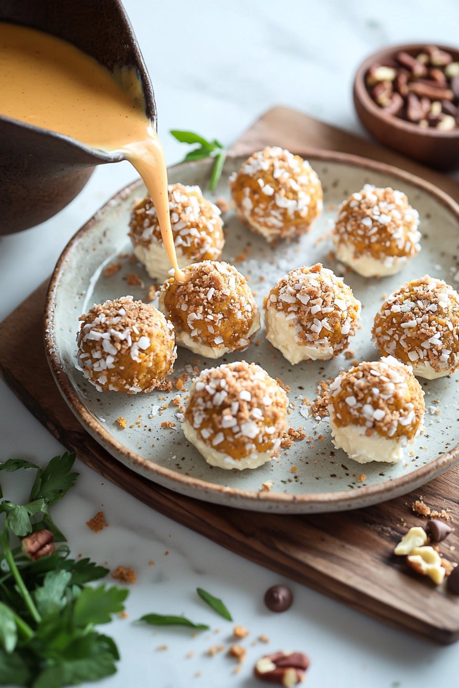 No Bake Pumpkin Cheesecake Balls