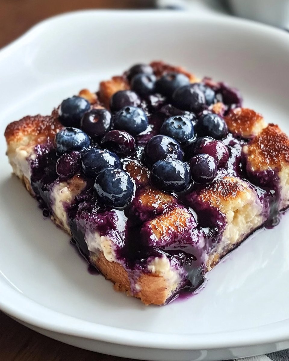 Blueberry French Toast Casserole