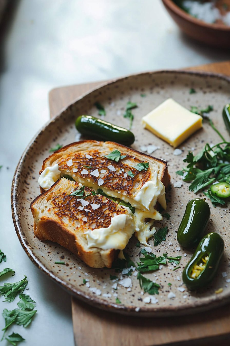 Jalapeño Popper Grilled Cheese