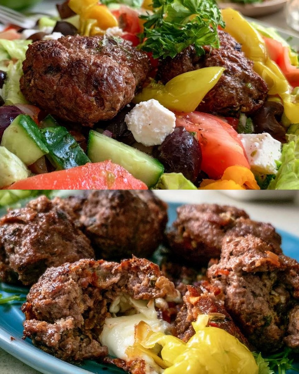 Leckere Mini Bifteki aus der Heißluftfritteuse
